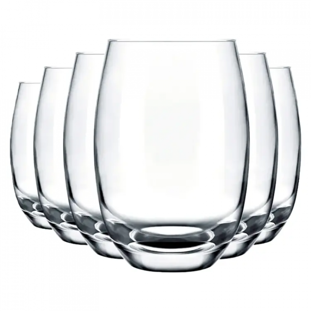 Conjunto de Copos de Vidro Aruba 465ml 6 Peças Nadir