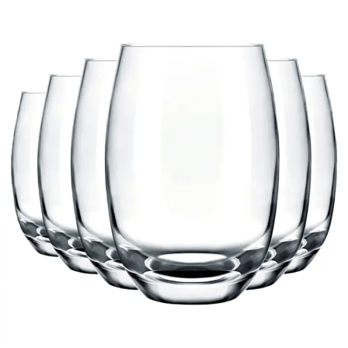 Conjunto de Copos de Vidro Aruba 465ml 6 Peças Nadir