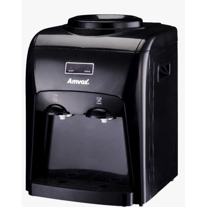 Bebedouro Refrigerado Amvox abb 240 Black Água Gelada e Natural Bivolt