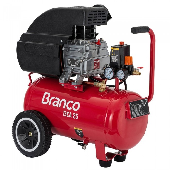 Motocompressor de Ar BCA-25 6,3 PCM 1,9 HP 24 Litros - BRANCO-4436591