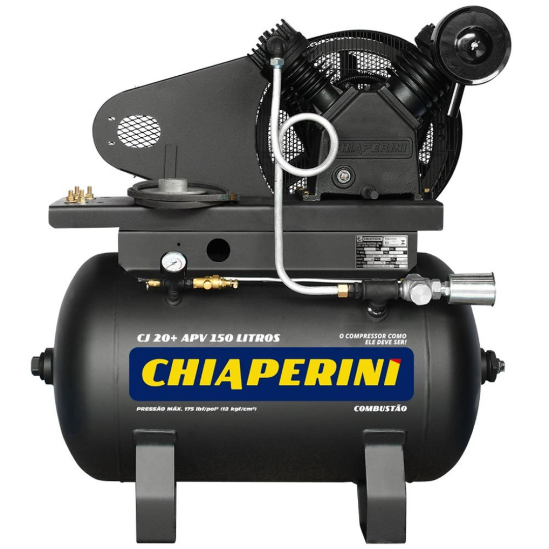 Compressor de Ar Alta Pressão RCH 20PCM 150L a Gasolina sem Motor - CHIAPERINI