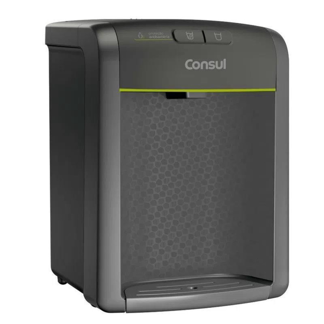 Purificador De ÁGua Consul Cpb34af Compacto Refrigerado Com Filtragem Classe A Cinza Bivolt