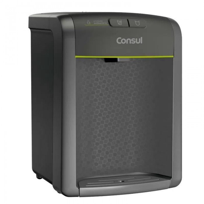 Purificador De ÁGua Consul Cpb34af Compacto Refrigerado Com Filtragem Classe A Cinza Bivolt
