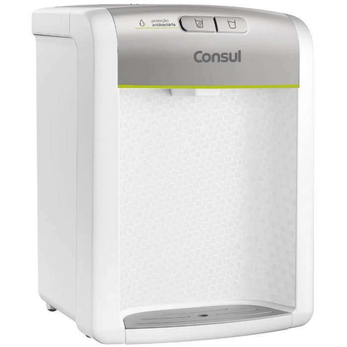 Purificador de Água Consul com Refil Troca Fácil e Bandeja Removível CPB34ASVNA - Branco
