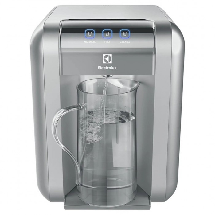 Purificador de Água Electrolux 0,8L PE11X com Painel Easy Touch - Prata - Bivolt