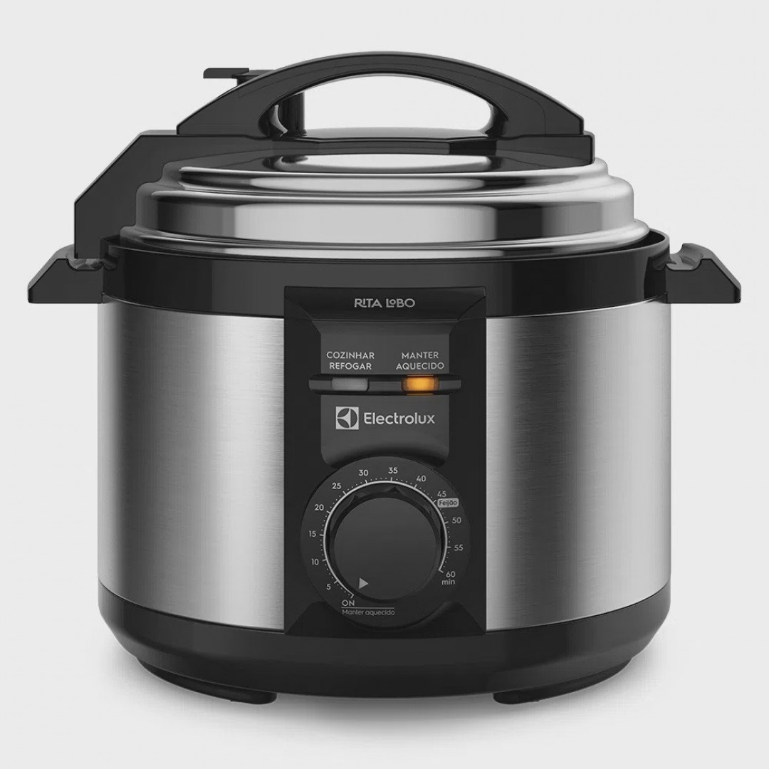 Panela de Pressão Elétrica Electrolux Inox 3L Efficient por Rita Lobo (PCE15)