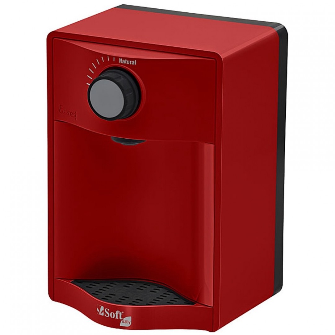 Purificador de água soft baby Vermelho - Natural