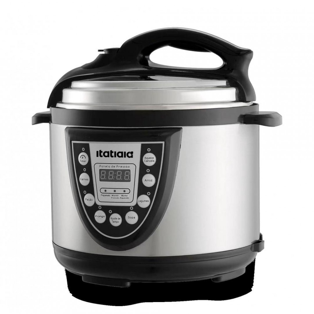 Panela De Pressão Elétrica 127V Inox Midi Itatiaia 5L