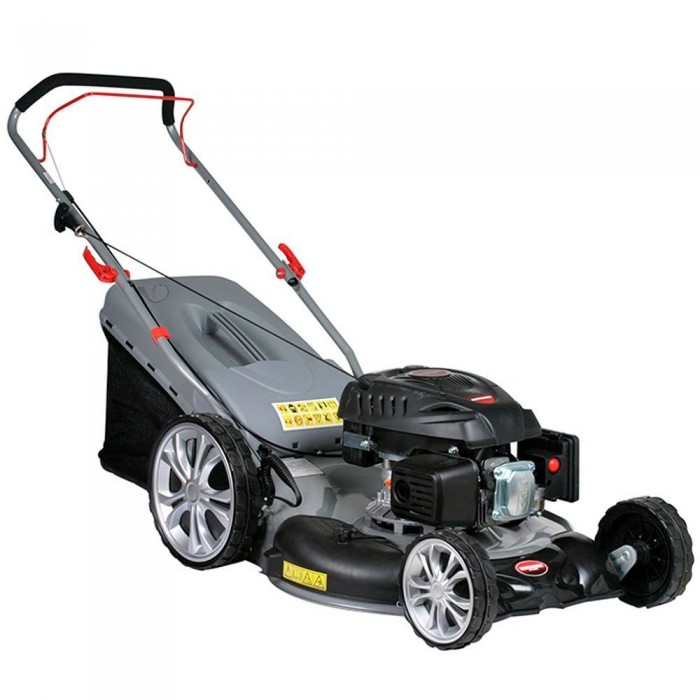 Cortador de Grama LR220T 4 em 1 à Gasolina 22Pol. 4T 173CC 6HP com Coletor e Tração - KAWASHIMA-5605030