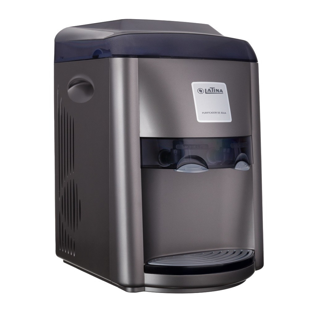 Purificador de Água Latina Pa335 Eletrônico Refrigerado Titanium Bivolt