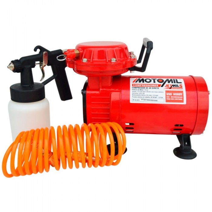 Motocompressor de Ar Direto 2,3 Pés 1/3HP Bivolt - MOTOMIL-384112