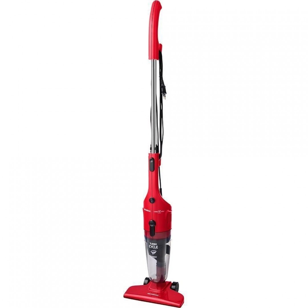 Aspirador de Pó Vertical Mondial AP-36 Turbo Cycle 2 em 1 Vermelho 1100W