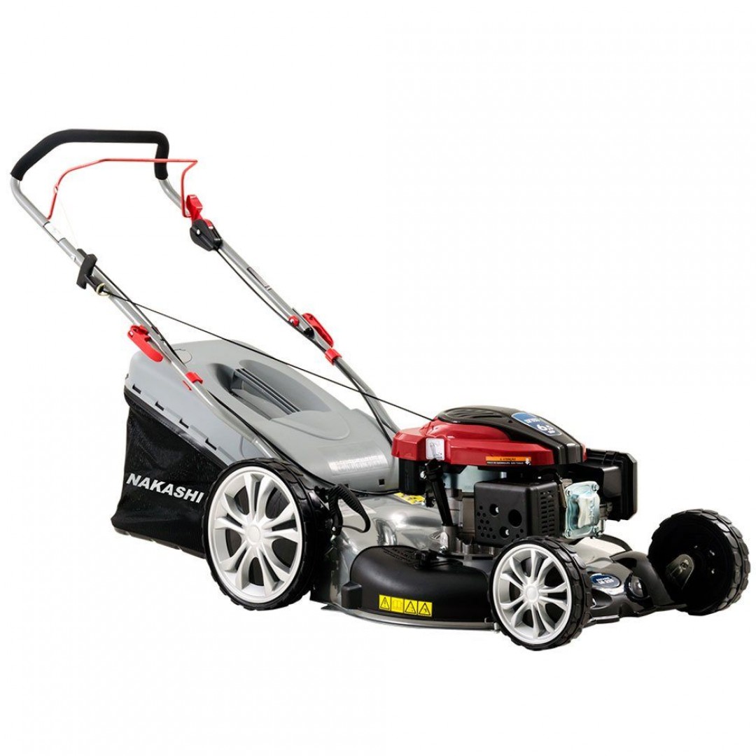 Cortador de Grama LR225 4 em 1 à Gasolina 4T 196CC 6,5HP com Coletor - NAKASHI-5605070