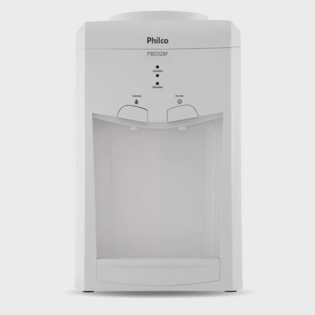 Bebedouro de Água de Mesa Philco PBE03BCQF com Compressor Branco