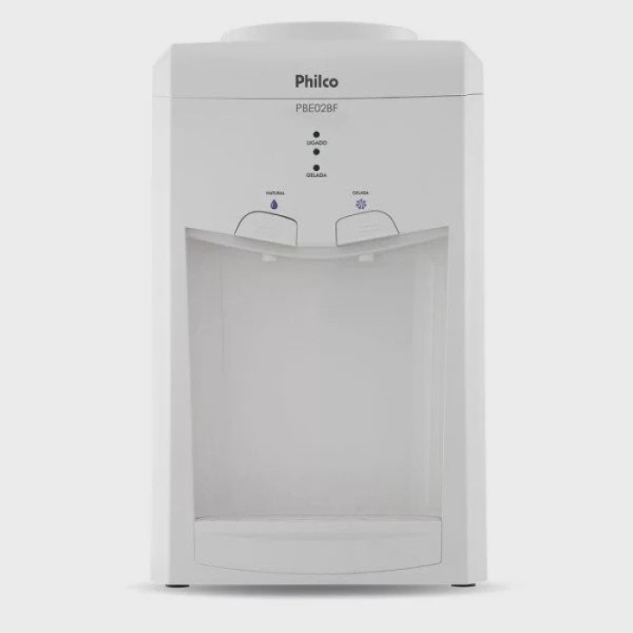 Bebedouro de Água de Mesa Philco PBE03BCQF com Compressor Branco