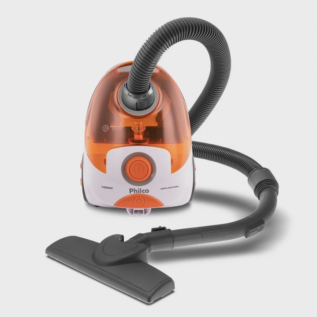 Aspirador de Pó Philco com Filtro hepa Branco e Laranja PAS1690