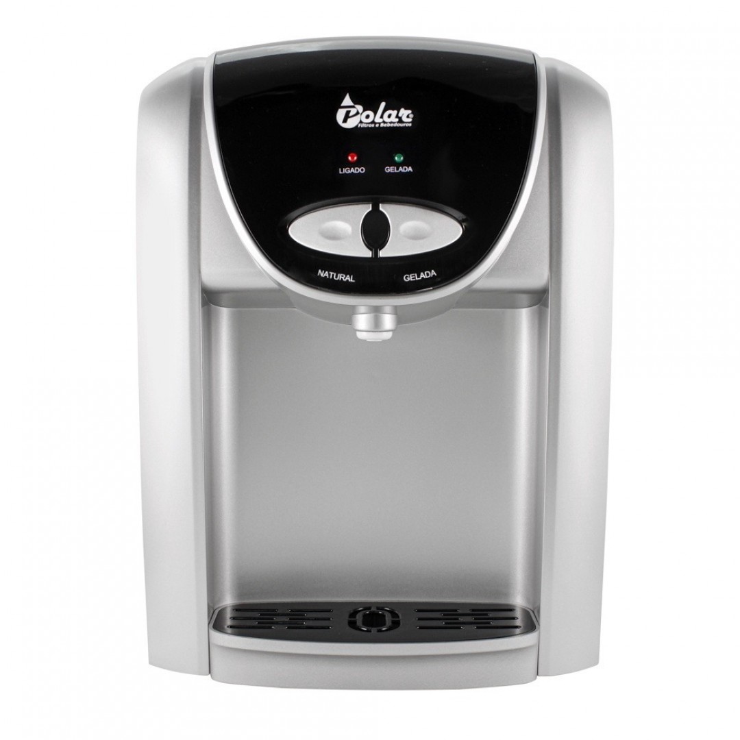 Purificador De Agua Eletrônico Polar Prata - Natural e Gelada