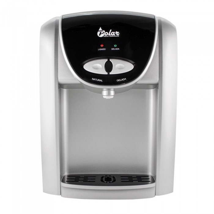 Purificador De Agua Eletrônico Polar Prata - Natural e Gelada