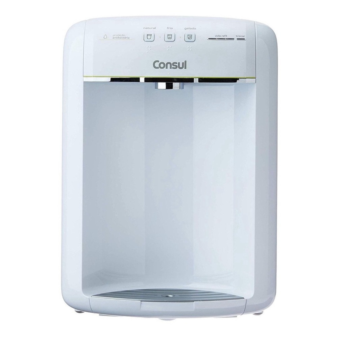 Purificador De Água Natural e Gelada Bem Estar Consul Branco Compressor CPB36ABANA