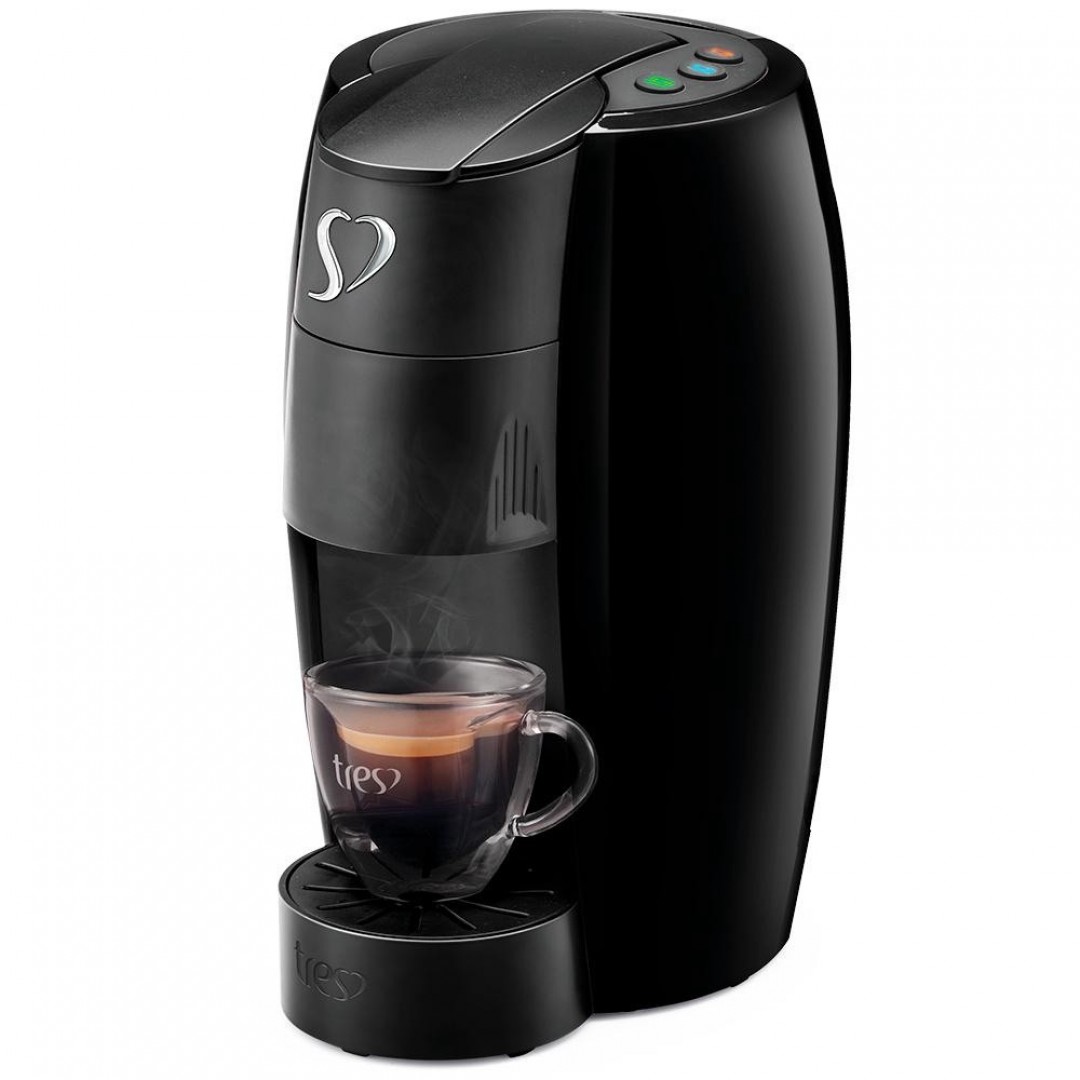 Cafeteira Expresso Três Corações Lov Basic, Preta