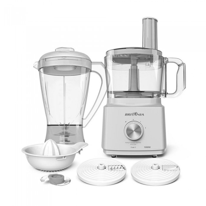 Multiprocessador Britânia 5 em 1 BMP900B All In One 1000W - Branco