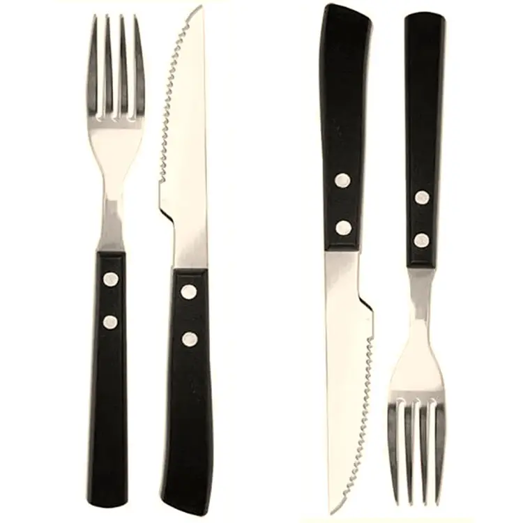 Jogo de Churrasco 12 Peças Brinox Aço Inox 2554/109 - Preto