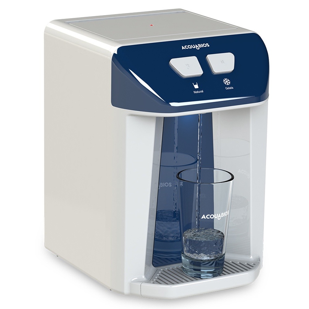 Purificador de Água Gelada e Natural Alcalina e Bacteriológico Eletrônico Original Acquabios