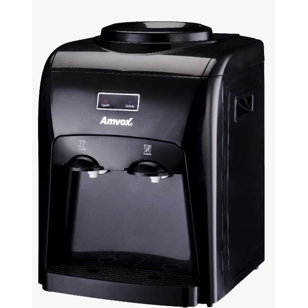 Bebedouro Refrigerado Amvox abb 240 Black Água Gelada e Natural Bivolt