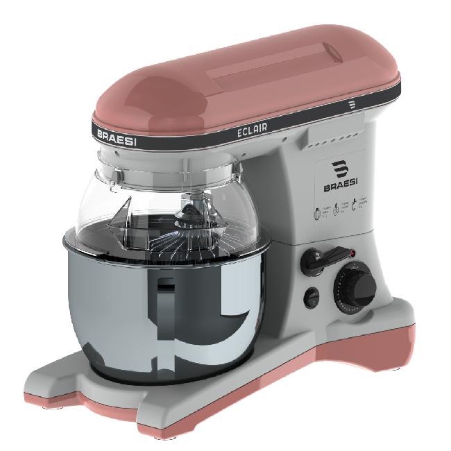 Batedeira Planetária Eclair BP-500 Bivolt Rosa - Braesi