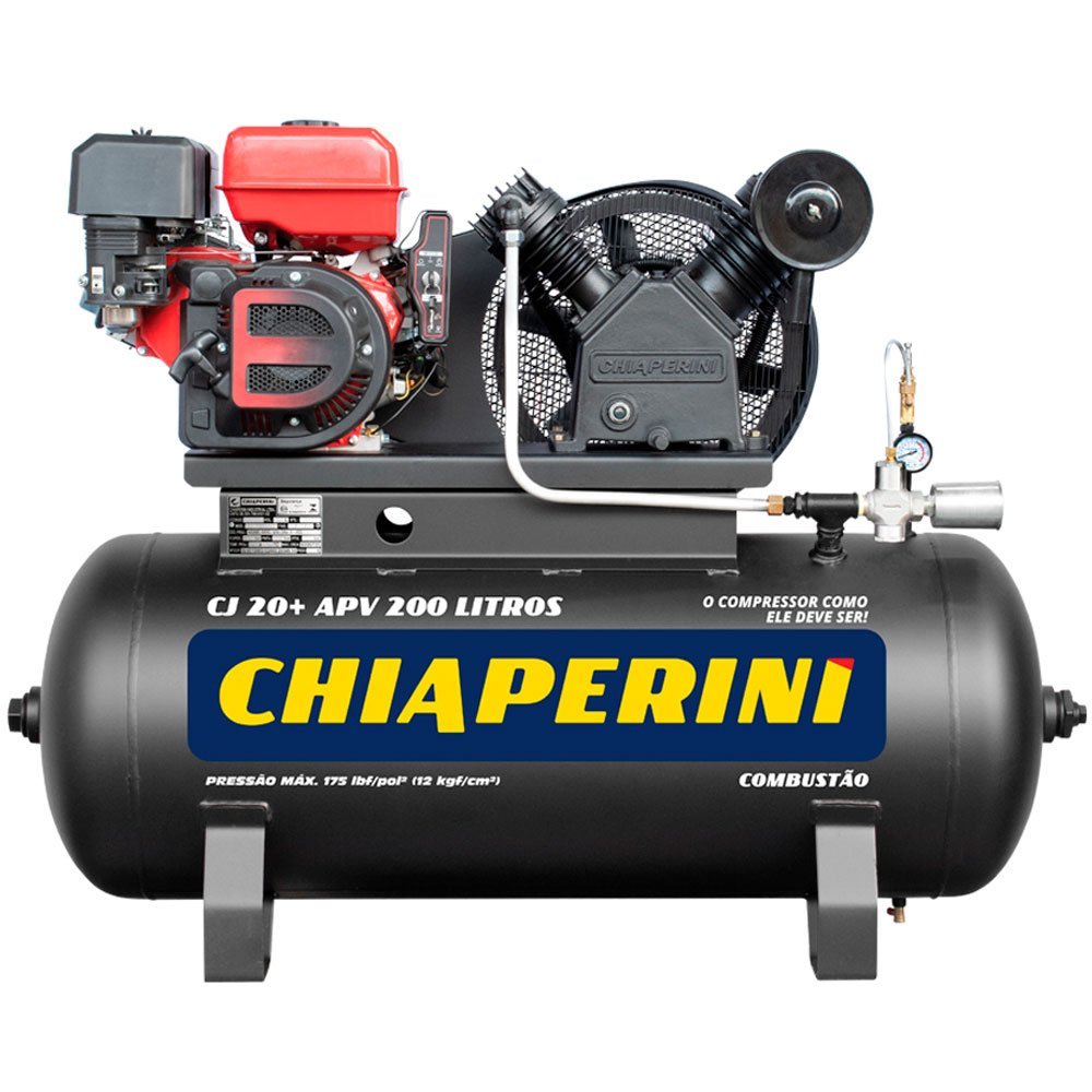 Compressor de Ar RCH à Gasolina 20 Pés 9HP 200L - CHIAPERINI-26212