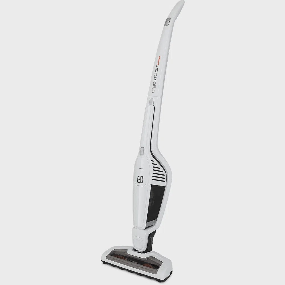 Aspirador de Pó Vertical Electrolux Ergorapido 2 em 1 Branco Dupla Fltragem (ERG21) - até 20 min Tecnologia Cyclonic 460ml