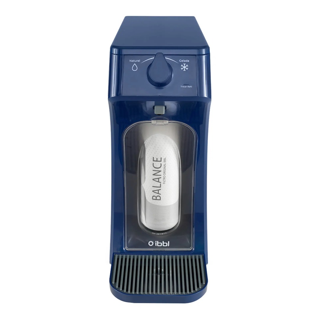 Purificador de Água IBBL 0,8L E-Due Equilibrium A04 Eletrônico - Azul - Bivolt