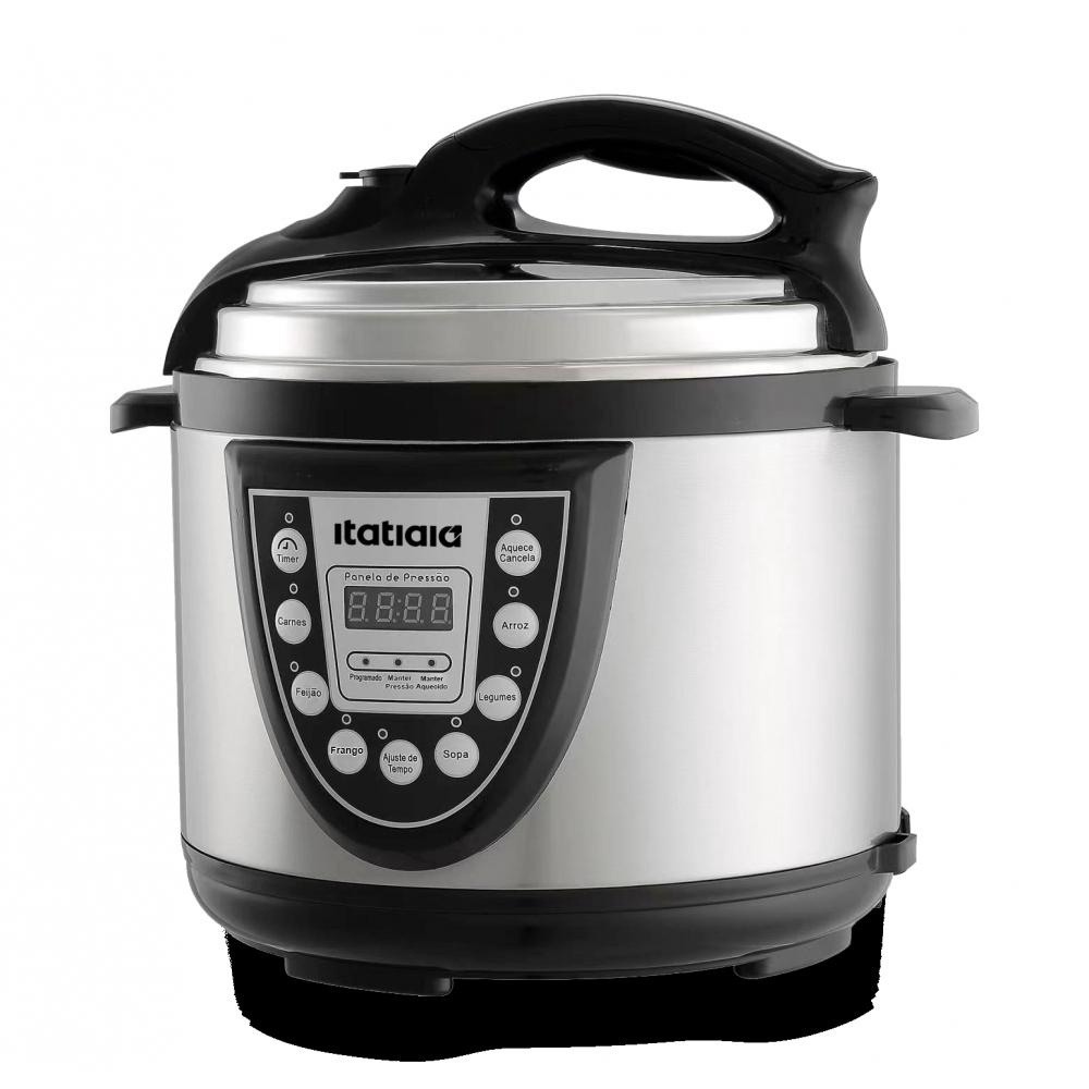 Panela De Pressão Elétrica 127V Inox Midi Itatiaia 5L