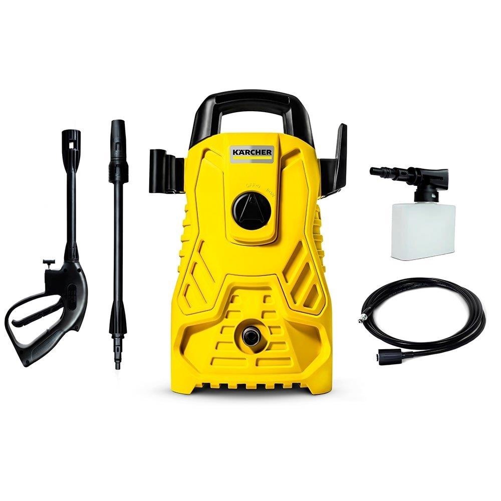 Lavadora de Alta Pressão Karcher Compacta 1500 psi 1400W Amarelo/Preto