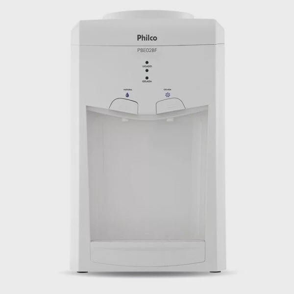 Bebedouro de Água de Mesa Philco PBE03BCQF com Compressor Branco
