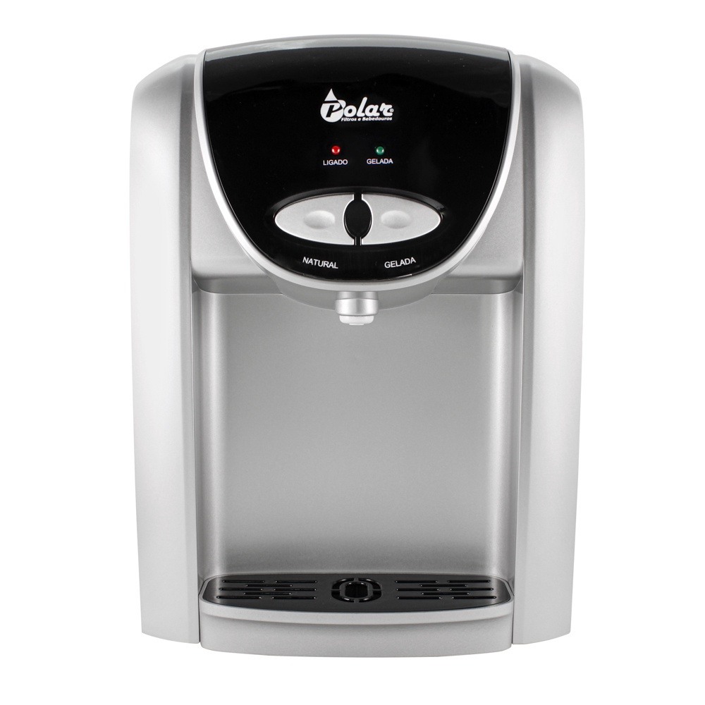 Purificador De Agua Eletrônico Polar Prata - Natural e Gelada