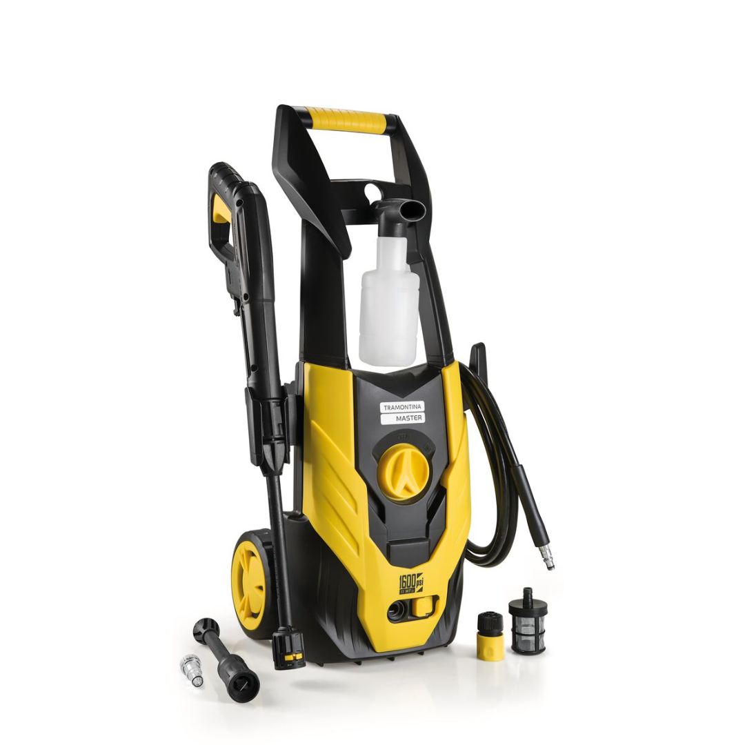 Lavadora lava jato alta pressão 1400W, pressão máxima 1600 psi tramontina