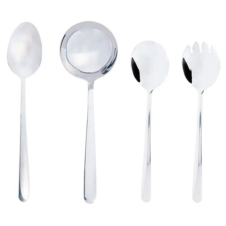 Conjunto de Talheres 4 Peças Aço Inox Wolff Viena