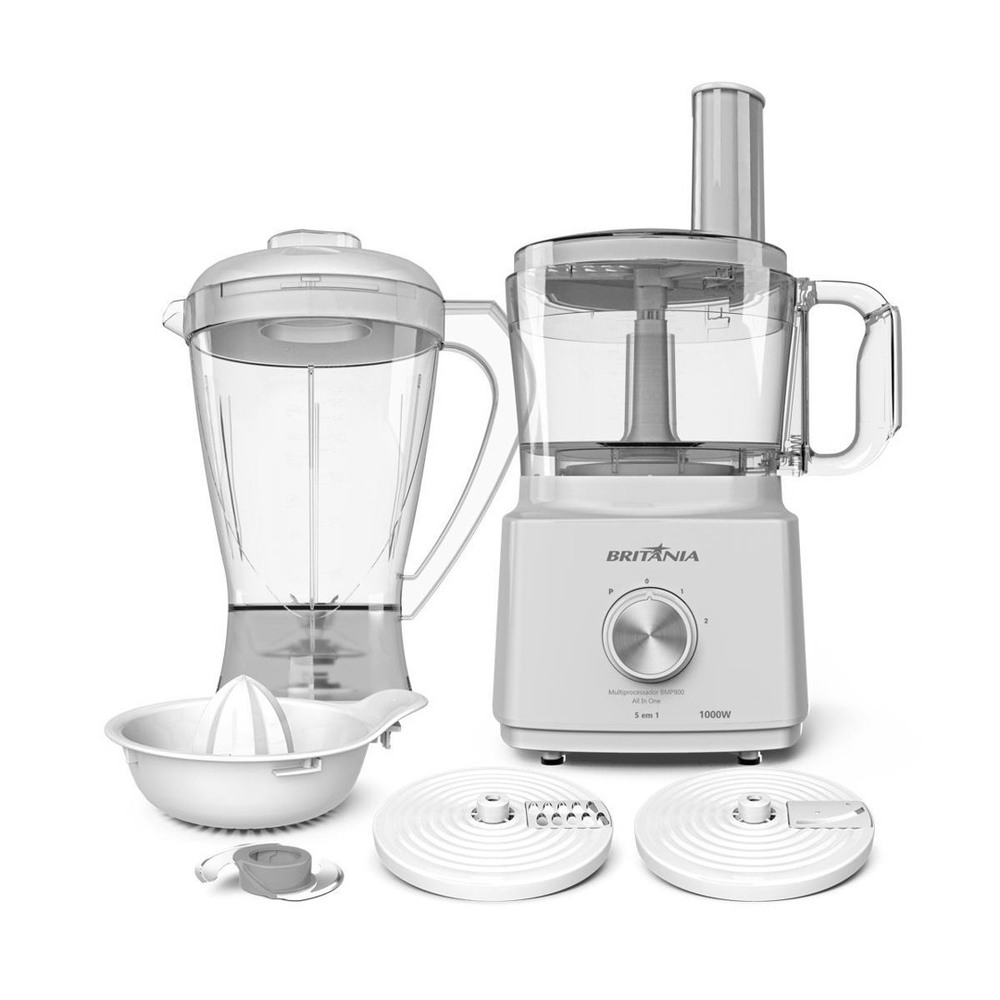 Multiprocessador Britânia 5 em 1 BMP900B All In One 1000W - Branco
