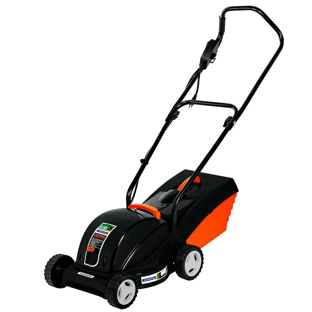 Cortador de Grama Elétrico CE35M2 1,2HP 35cm com Cesto Recolhedor - TRAMONTINA-7965915
